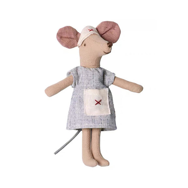 Handmade Linen Mouse Linen Rag Doll Whole Mice Family