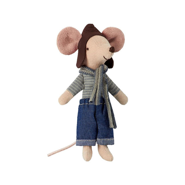 Handmade Linen Mouse Linen Rag Doll Whole Mice Family