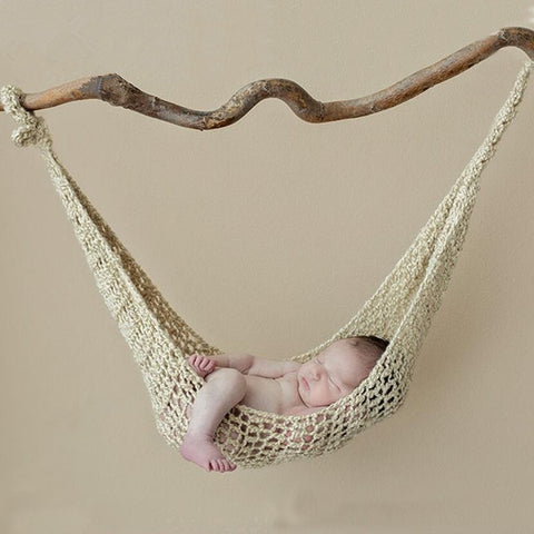 Crocheted Hammock Newborn Photography Props