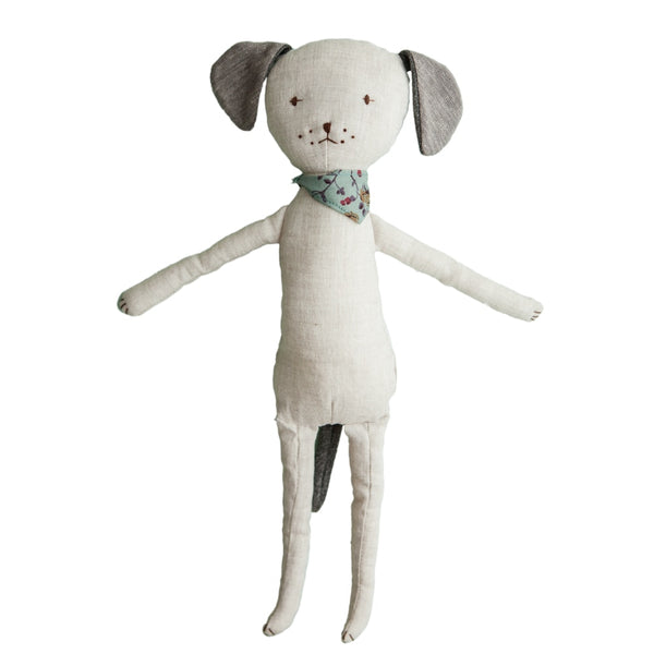 Handmade Linen Plush Dog Stuffed Toy