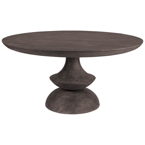 Henri 60" Round Solid Wood & Base Dining Table