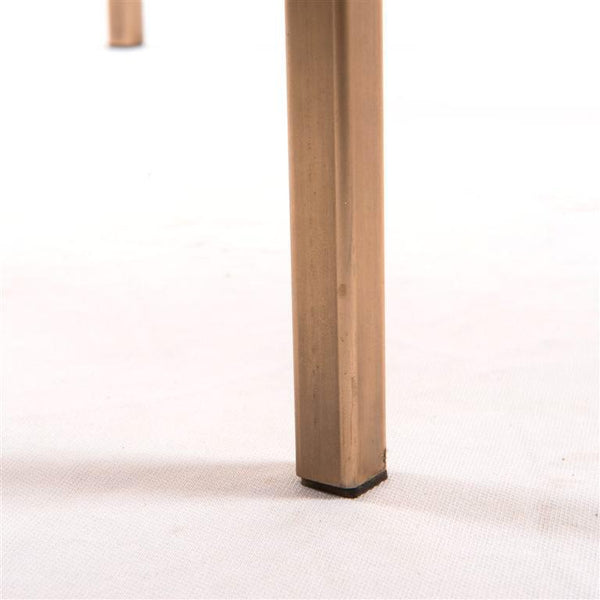 Tidbet Modern Marble Side table - Rustic Edge