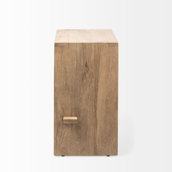 Ivey Minimalist Wood Bar/Counter Stool