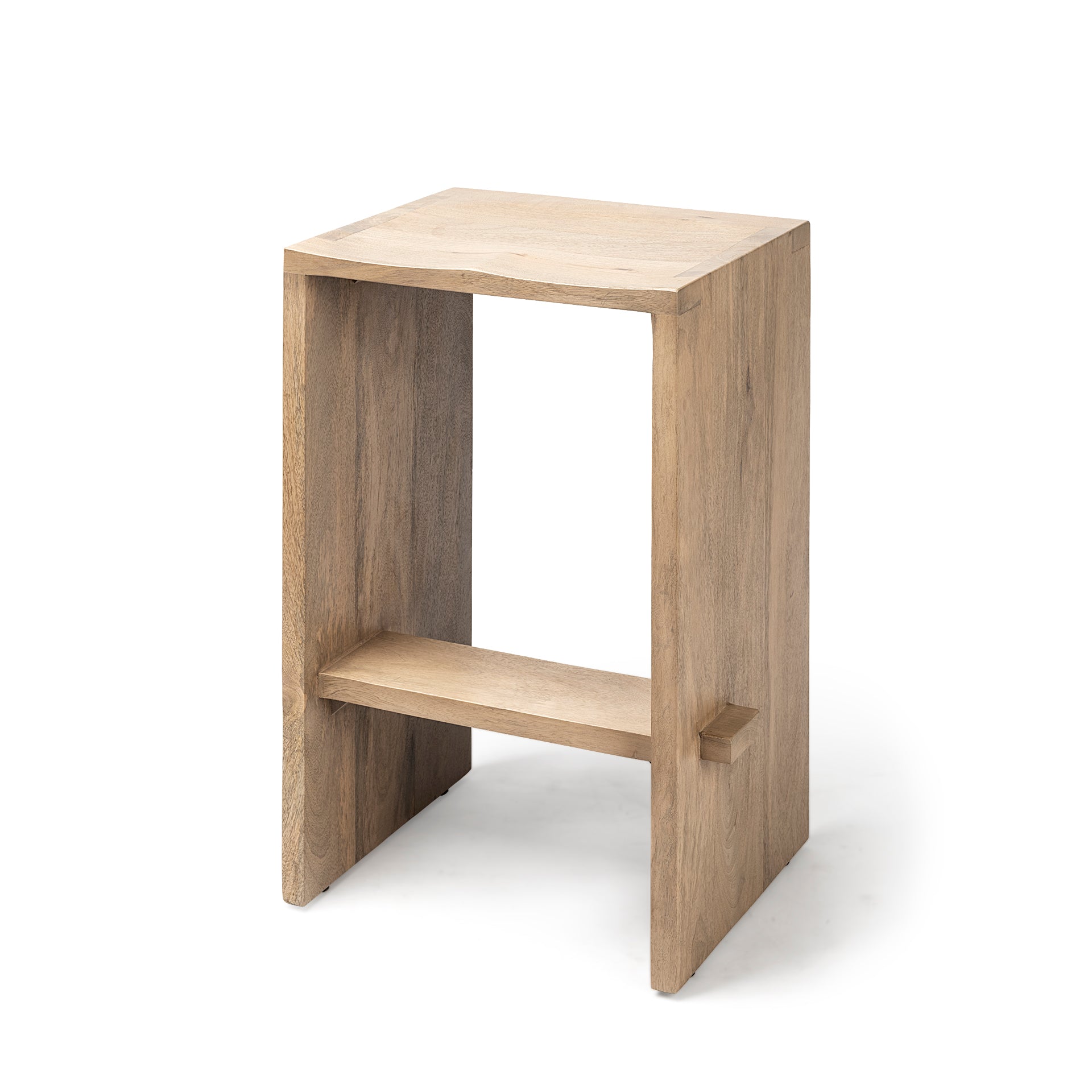 Ivey Minimalist Wood Bar/Counter Stool
