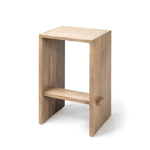 Ivey Minimalist Wood Bar/Counter Stool