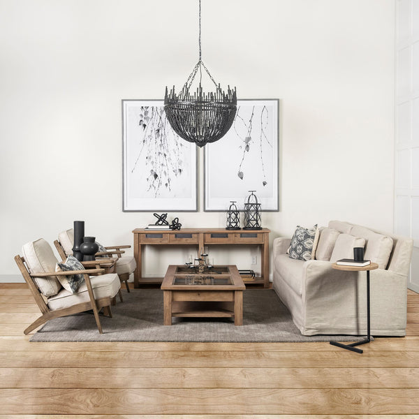 Landin Modern Mid Century Chair - Rustic Edge