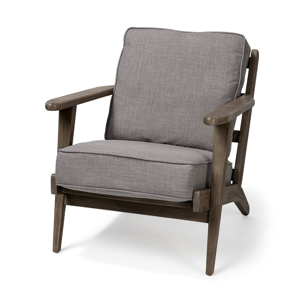 Landin Modern Mid-Century Fabric Accent Chair