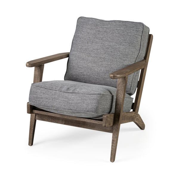 Landin Modern Mid-Century Fabric Accent Chair