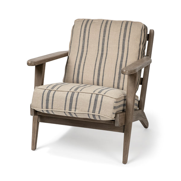 Landin Modern Mid-Century Fabric Accent Chair
