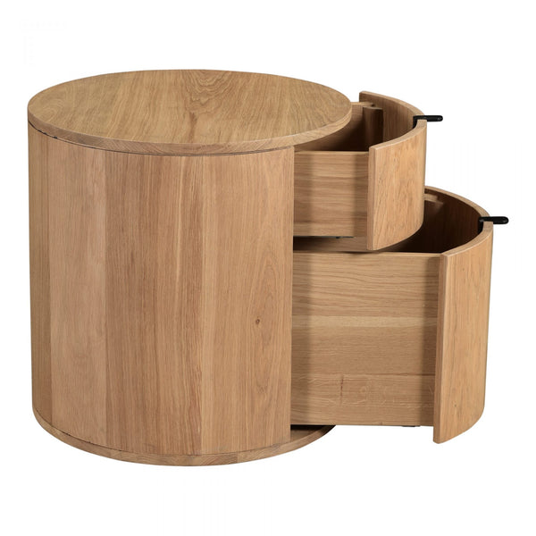 Nico Scandinavian Chic Nightstand - Rustic Edge