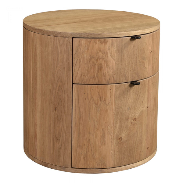 Nico Scandinavian Chic Nightstand - Rustic Edge