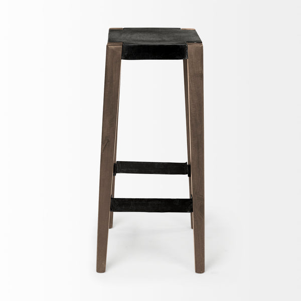 Pamela  Industrial Bar Stool - Rustic Edge