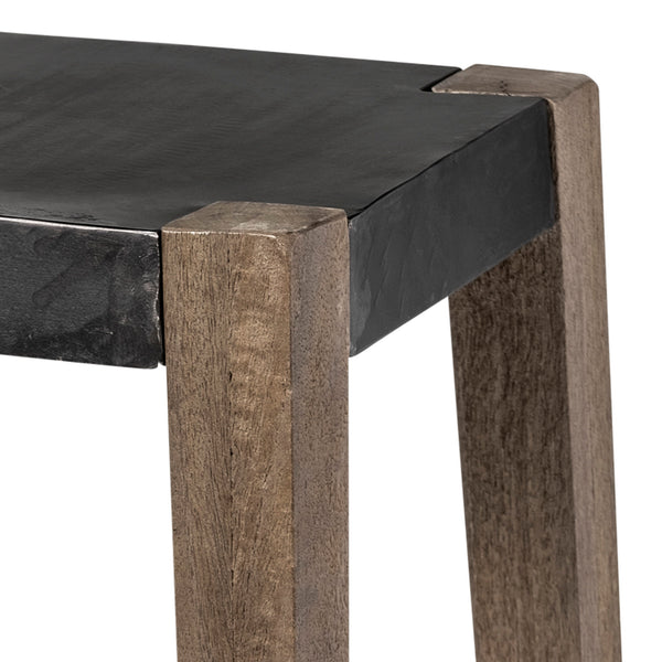 Pamela  Industrial Bar Stool - Rustic Edge