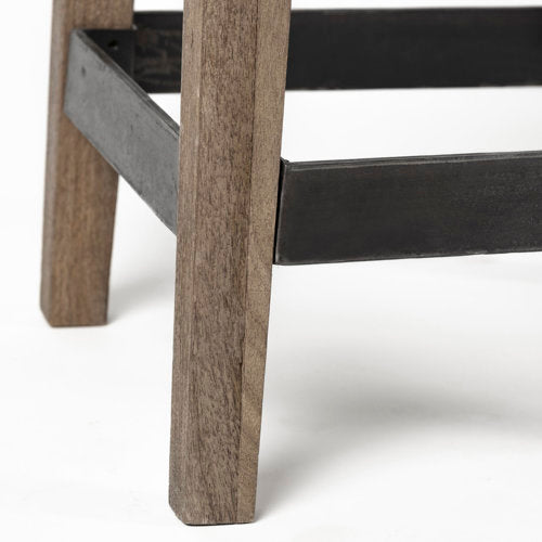 Pamela  Industrial counter stool - Rustic Edge
