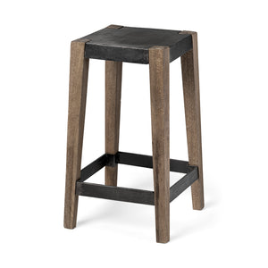 Pamela  Industrial counter stool - Rustic Edge