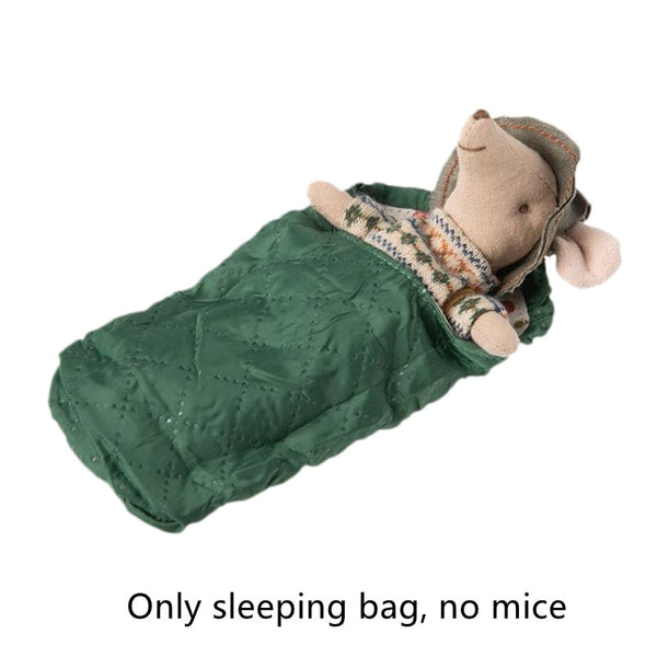 Handmade Linen Mouse Linen Rag Doll Whole Mice Family