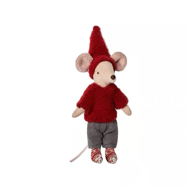 Handmade Linen Mouse Linen Rag Doll Whole Mice Family