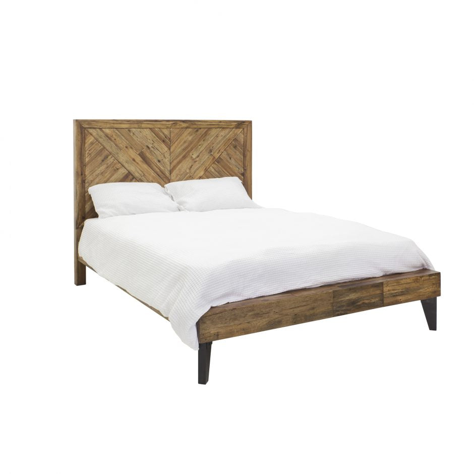 Jade Solid Acacia Wood Bed