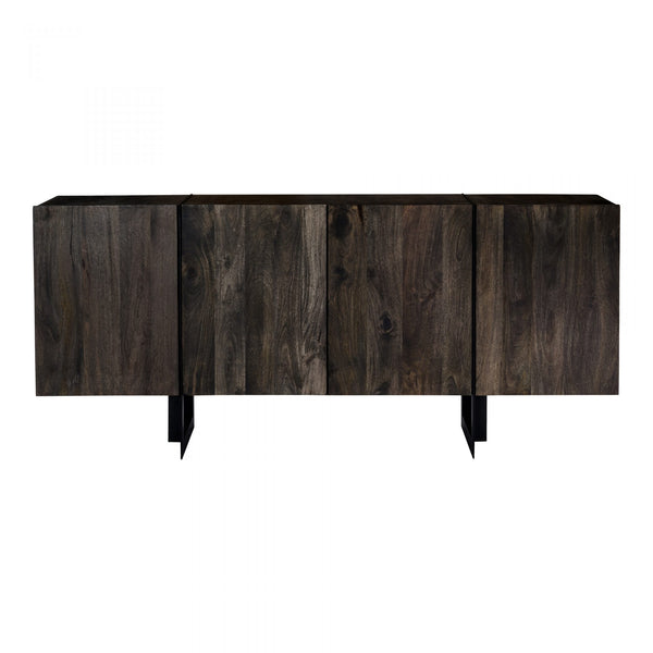 Tibo Contemporary 72" Sideboard - Rustic Edge