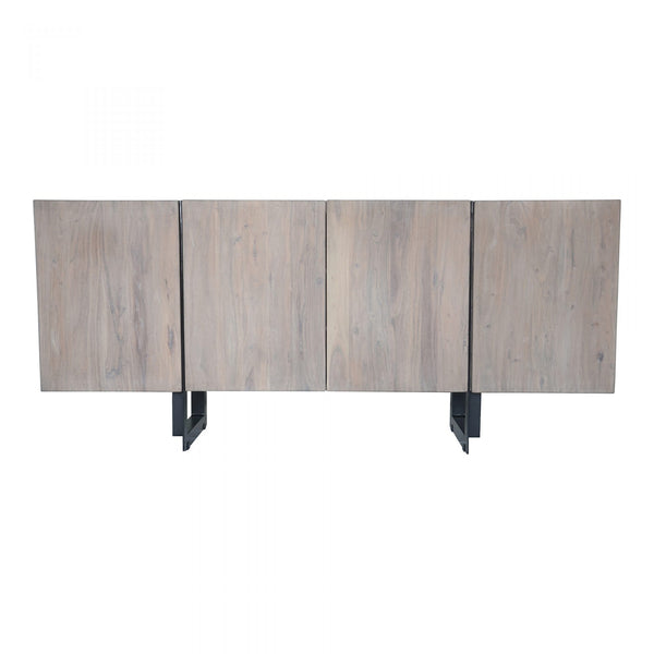 Tibo Contemporary 72" Sideboard - Rustic Edge