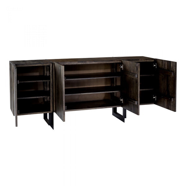 Tibo Contemporary 72" Sideboard - Rustic Edge