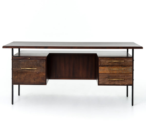 Carson Desk - Rustic Edge