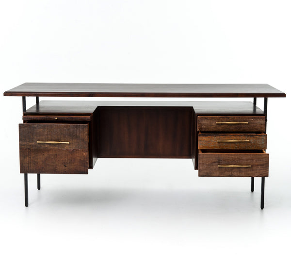 Carson Desk - Rustic Edge