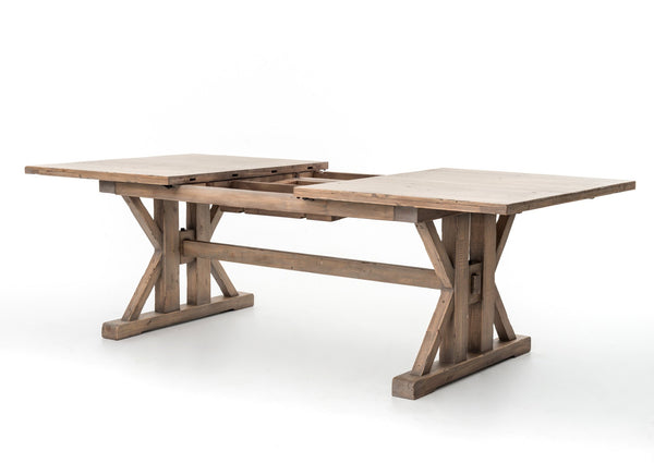 Darius Farmhouse Dining Table - Rustic Edge