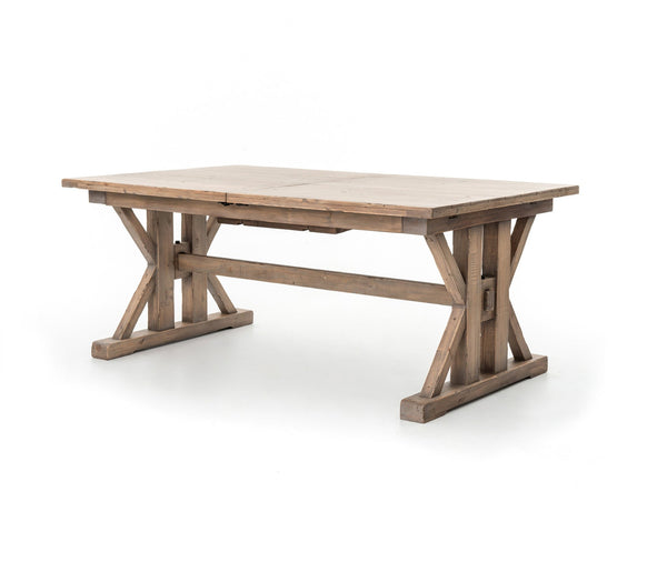 Darius Farmhouse Dining Table - Rustic Edge