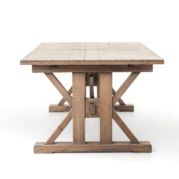 Darius Farmhouse Dining Table - Rustic Edge