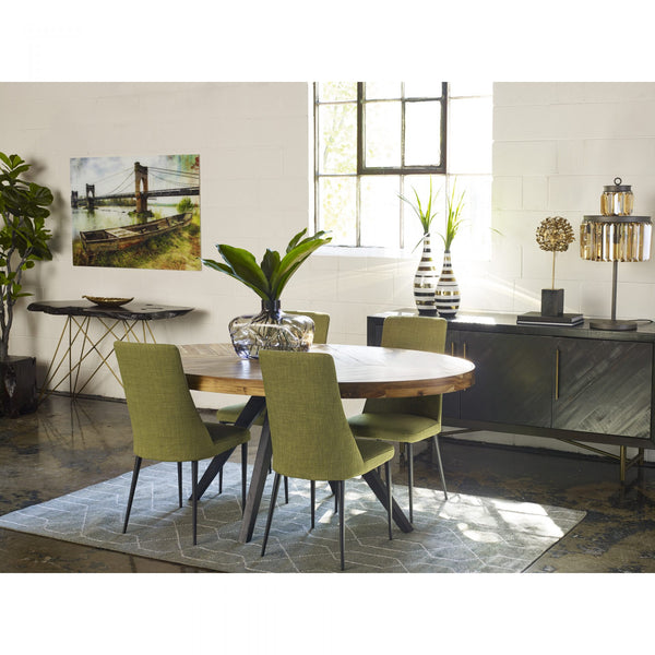Valere 68" Buffet - Ebony Finish - Rustic Edge