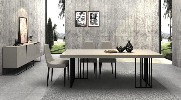 Modrest Hope Modern Grey Gloss Dining Set by VIG Furniture