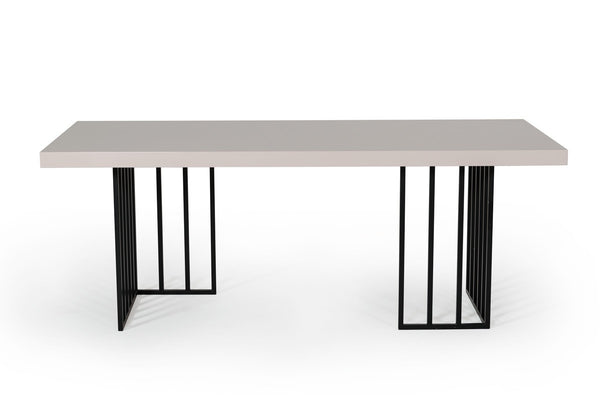 Modrest Hope Modern Grey Gloss Dining Table by VIG Furniture