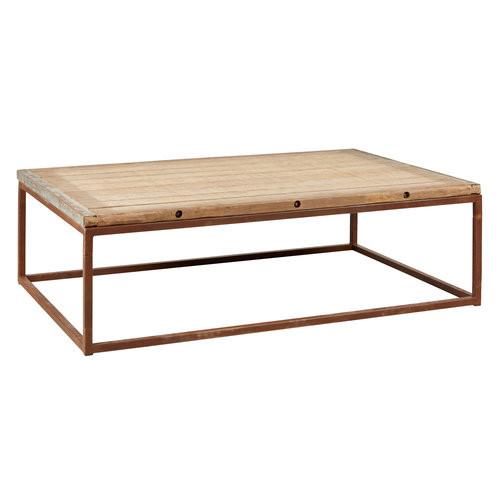 Espen Brickmaker Coffee Table – Rustic Edge