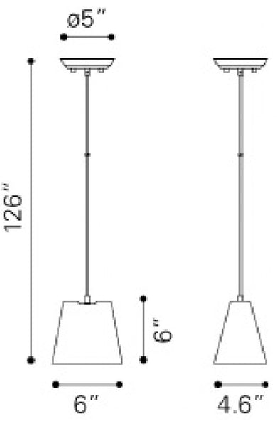 lighting - Autumn Elle Design Xenon Ceiling Pendant Z73024 - Rustic Edge - 3