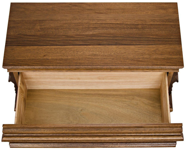 Samson Chest, Dark Walnut - Rustic Edge