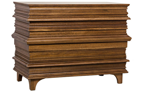 Samson Chest, Dark Walnut - Rustic Edge