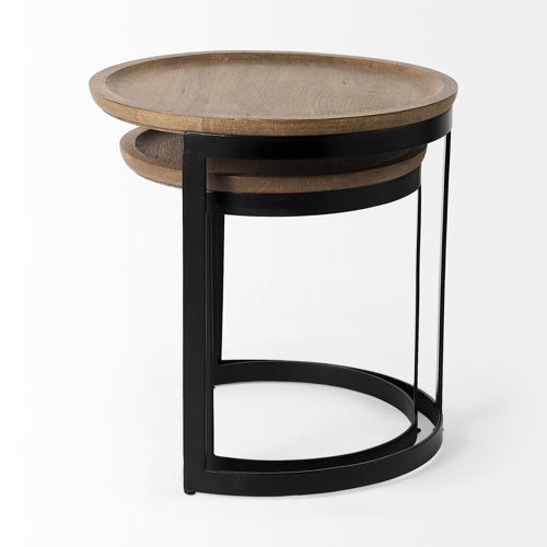 Malene nesting tables - Rustic Edge