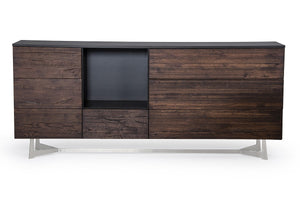 Modrest Wharton Modern Dark Aged Oak Buffet by VIG Furniture