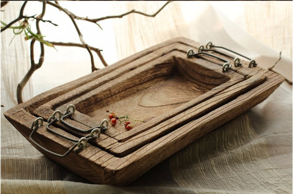 Rectangular Wooden Tray