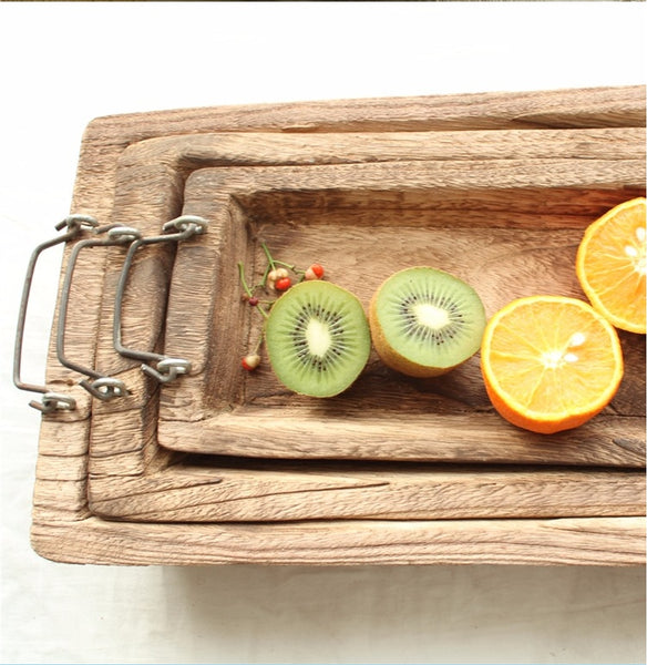 Rectangular Wooden Tray