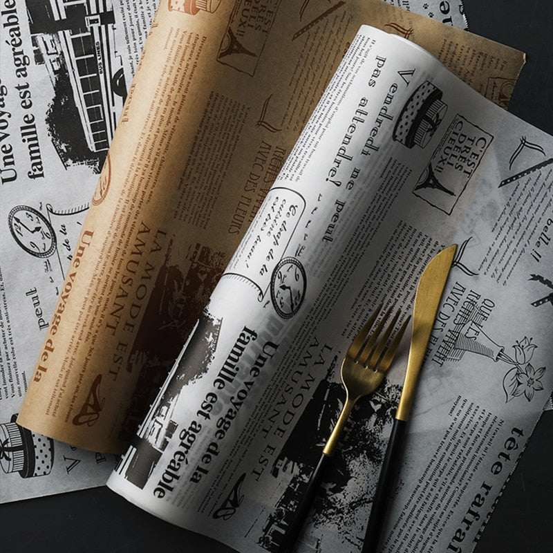 Cooking Newsprint Parchment Paper