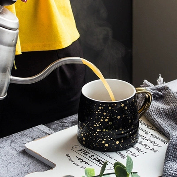 Ceramic Coffee Mug Speckle gold