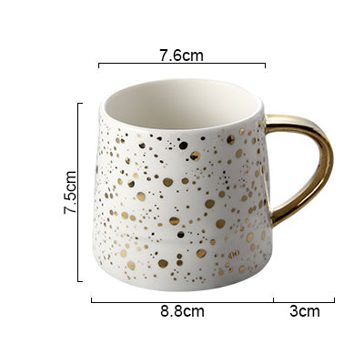 Ceramic Coffee Mug Speckle gold