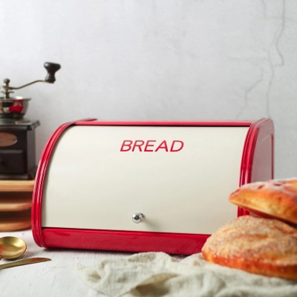 Retro Metal Bread box