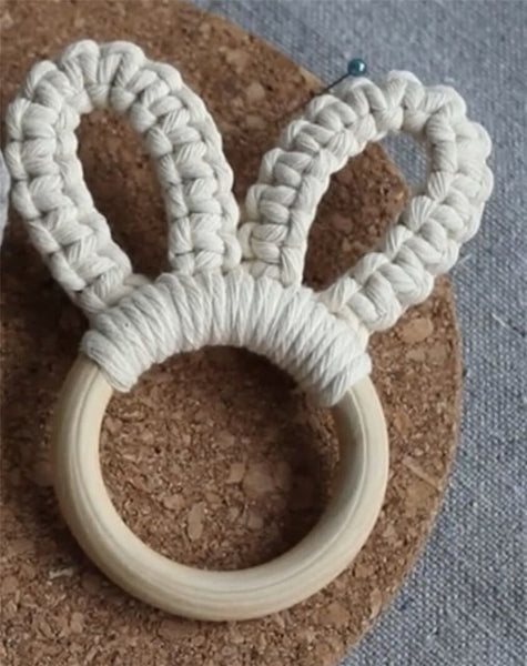 Feather Macrame Cotton Napkin Ring