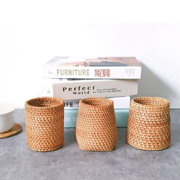Small Rattan Storage Basket