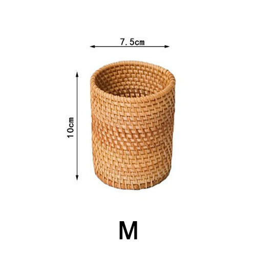 Rattan Storage Basket - Rustic Edge