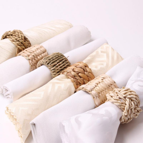 Boho Chic Napkin Rings - 12pcs