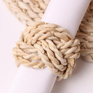 Boho Chic Napkin Rings - 12pcs